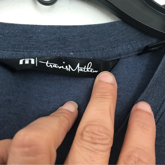 Travis Mathew vneck shirt. Large - Picture 3 of 4